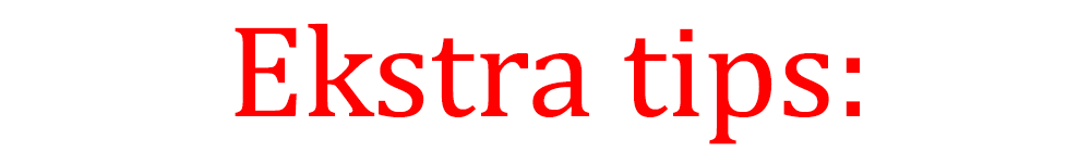 Ekstra tips
